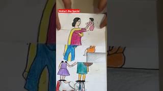 Mothers Day Special 2 #shorts #shortsfeed #trending #viral #mothersday #drawing #artist #foryou