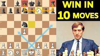 Fischer CRUSHED The Worlds No.3 Player in 10 Moves  Beat Everyone With this TRAP