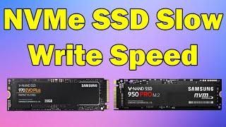 How to Fix NVMe SSD Slow Write Speed Issue Windows 11 or 10