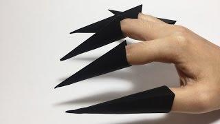 WITCHES S CLAWS ORIGAMI TUTORIAL  HALLOWEEN ORIGAMI