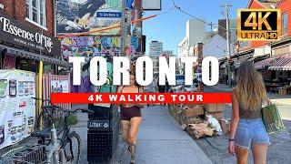  Toronto Canada Walking Tour - Downtown Dundas St W & Kensington Market 4K Ultra HDR60fps