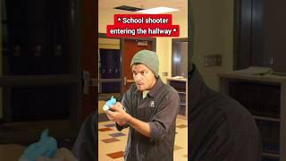 When theres shooter in the hallway  #funny #shorts #viral