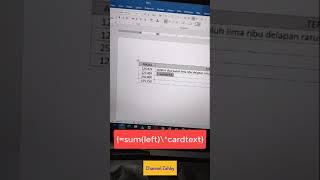 Cara Mengubah Angka Menjadi Terbilang di Microsoft Word By Channel Zahby