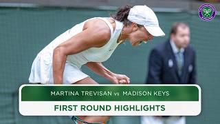 Dramatic second set   Martina Trevisan vs Madison Keys  Highlights  Wimbledon 2024