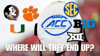 PART 1 Where will the ACC Schools End UP? FSU  Clemson  Miami  ACC  B1G  SEC  Realignment