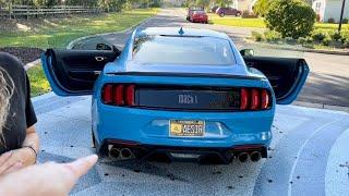 INSTALLING HEADERS and FULL 3 INCH EXHAUST on MACH 1