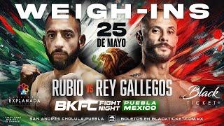 BKFC FIGHT NIGHT Mexico Weigh-In  LIVE