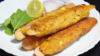 Crispy Corn Kebabs  Instant Snacks Recipe  NILASCUISINE