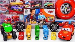 Disney Pixar Cars Unboxing Review  Lightning McQueen Selly Meck Truck Cruz Ramirez #1