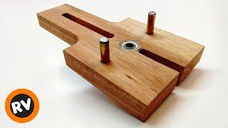 ⭕ GUIDE for WOOD DOWELS  Template for CENTERING and JOINING with DOWELS  DOWEL JIG DIY