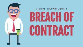 Three Types of Breaches  Contracts  Breach and Repudiation