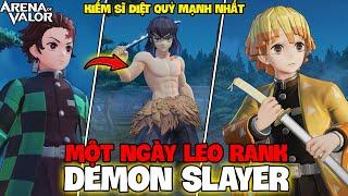 VUX MỘT NGÀY LEO RANK VỚI BIỆT ĐỘI DEMON SLAYER KIẾM SĨ DIỆT QUỶ MẠNH NHẤT LIÊN QUÂN MOBILE