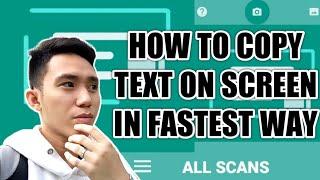 HOW TO COPY TEXT ON SCREEN IN FASTEST WAY  ANDROID PHONE TRICK  TAGALOG  TUTORIAL