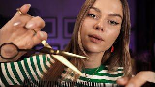 ASMR The Most Relaxing Haircut & Shaving RP.  Personal Attention