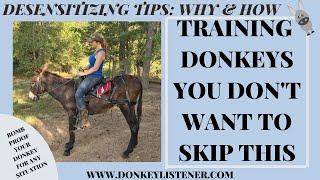 Desensitizing Donkeys why and how {Training Donkeys}