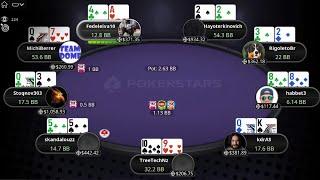 $11 Sunday Storm 13th Anniversary kdrAS  Stoqnov303  habbet3  - Final Table Poker Replays