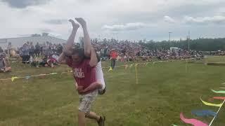 Alberta Wife Carrying Championships in Lac La Biche