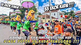 15 SINGA VS 35 KUDA RENGGONG FESTIVAL TERPANJANG DI BANDUNG  Tresnawangi Feat Tanji Sumedang