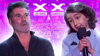 Ouch SAVAGE Kid Comedians RIP Into Simon Cowell And The Judges On Got Talent