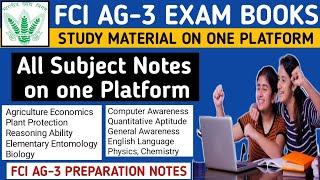 Best books for FCI AG-3 Exam FCI AG-3 Books FCI AG-3 Exam notes FCI AG-3 Study Material Notes PDF