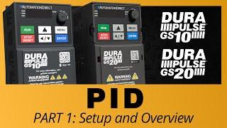 GS10  GS20 VFD PID Quick Start Part 1 at AutomationDirect