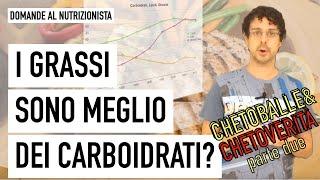 I grassi sono meglio dei carboidrati?