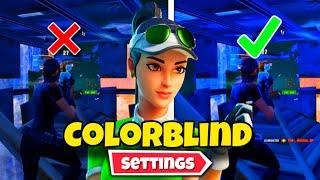 The Best * COLORBLIND MODE * In Fortnite Chapter 5  Make Your Game Look 10X Better ...