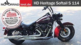 Harley Davidson Heritage Softail  LeserBike-Video von Cem