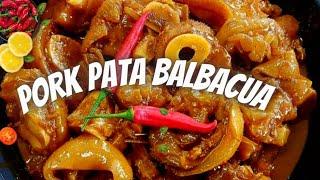 HOW TO COOK PORK PATA BALBACUA  PINOY RECIPE PORK BALBACUA PATA  @FoodFarming