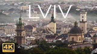 Lviv Ukraine   4K Drone Footage