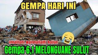 INNALIL4HI‼️Gempa Bumi Magnitudo 61 Mengguncang Melonguane Sulut  Gempa Hari Ini 22 Januari 2022