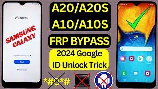 Samsung A10A10sA20A20s FRP Bypass Without Pc 2024 Android 11 Google Account Bypass - No *#0*#