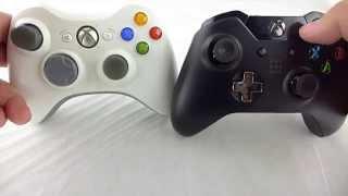 Xbox One vs. Xbox 360 Controller Comparison
