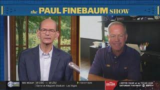 LSU Football Head Coach Brian Kelly on the Paul Finebaum Show Aug. 26 2024