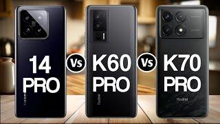 Xiaomi 14 Pro Vs Redmi K60 Pro Vs Redmi K70 Pro