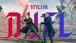 Stylish duel of devil brothers - Cinematic cut combat showcase - Devil May Cry 5 Dante vs Vergil