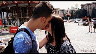 Как поцеловать девушкуKiss prank #2 l LifeInDnepr*