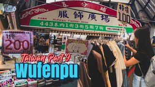 Taiwan Part 9 - THRIFTING AT Wufenpu 五分埔 Taipei  Jaayteee