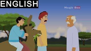 The Farmer His Son And His Donkey - Aesops Fables - AnimatedCartoon Tales For Kids