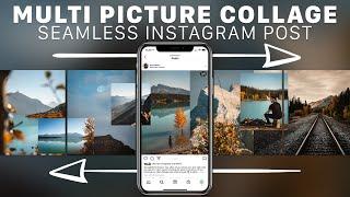 Easy SEAMLESS Instagram Carousel Collage