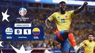 URUGUAY 0-1 COLOMBIA  HIGHLIGHTS  CONMEBOL COPA AMÉRICA USA 2024™