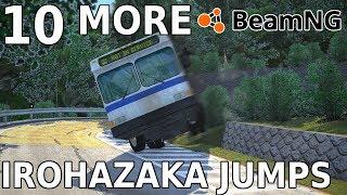 BeamNG.drive  10 MORE Irohazaka jumps