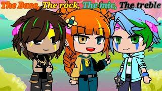 The base The rock The mic The trebleSecret Life Smp