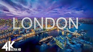 FLYING OVER LONDON 4K UHD - Relaxing Music Along With Beautiful Nature Videos - 4K Video Ultra HD