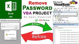 remove vba password  How to unlock Protected Excel VBA Project and Macro codes without password