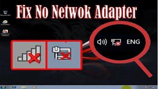 How to fix Missing  Network Adapter Problem in Windows 7 Tagalog  by using regedit