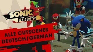 Sonic Forces - Alle Cutscenes Deutsch  German + Credits