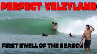 FIRST MAJOR SWELL OF THE SEASON  Perfect V-Land