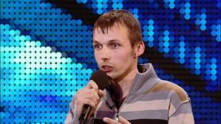 Comedian Gatis Kandis - Britains Got Talent 2012 audition - International version