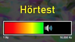  Hörtest zu Hause - 1 Hz bis 20.000 Hz - Volles Spektrum menschlichen Klangs 